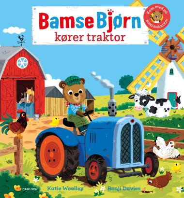 Bamse Bjørn kører traktor