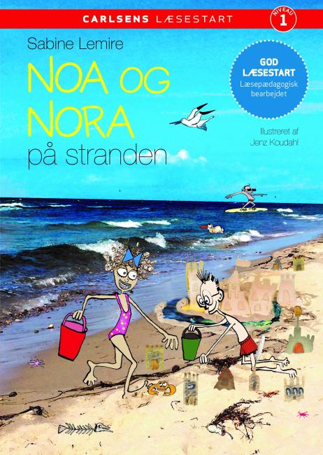 Carlsens læsestart - Noa og Nora på stranden