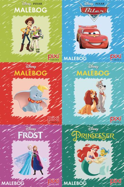 Krea Pixi®-serie 3: Disney-malebøger (kolli 48)