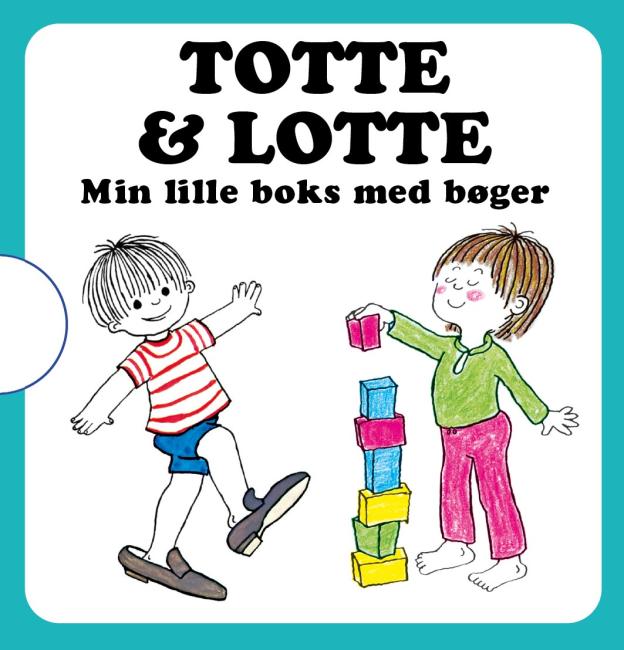 Totte & Lotte: Min lille boks med 4 bøger