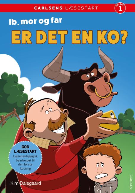 Carlsens Læsestart: Ib, mor og far - Er det en ko?