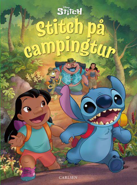 Stitch på campingtur